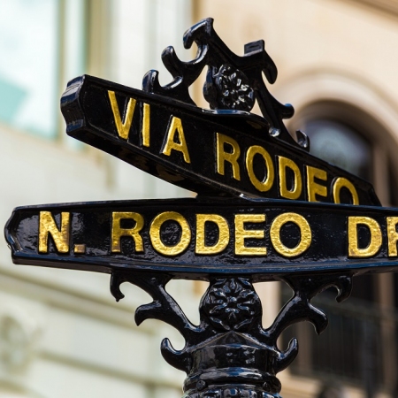 A true LA experience must include shopping on the famous Rodeo Drive.