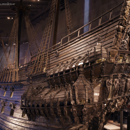Have a glamorous gala dinner next to the magnificent Vasa warship, the world's best preserved 17th century ship