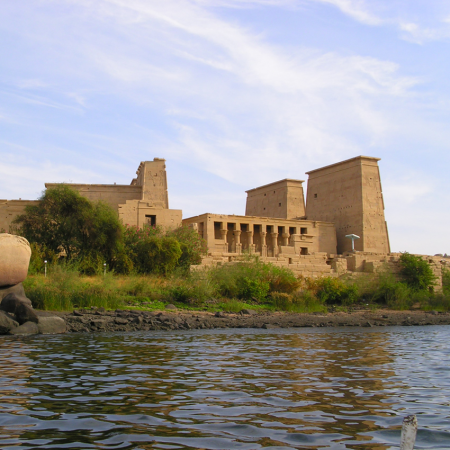 The temple of Philae in Aswan